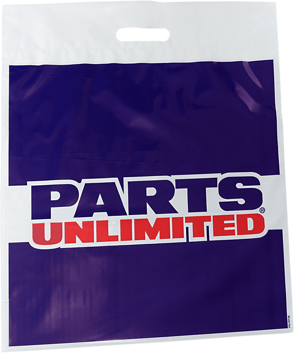 PARTS UNLIMITED 9904-0931 Shopping Bags - 2 mil - 100 Pack