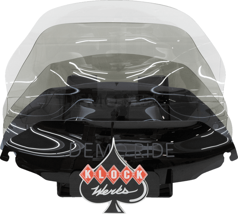 KLOCK WERKS 9904-1651 Flare Windshield Display with Flyer - FLR — image 2 of 3