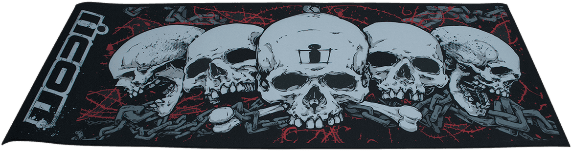 ICON 9905-0108 Absorbent Pit Pad - Large - Skull