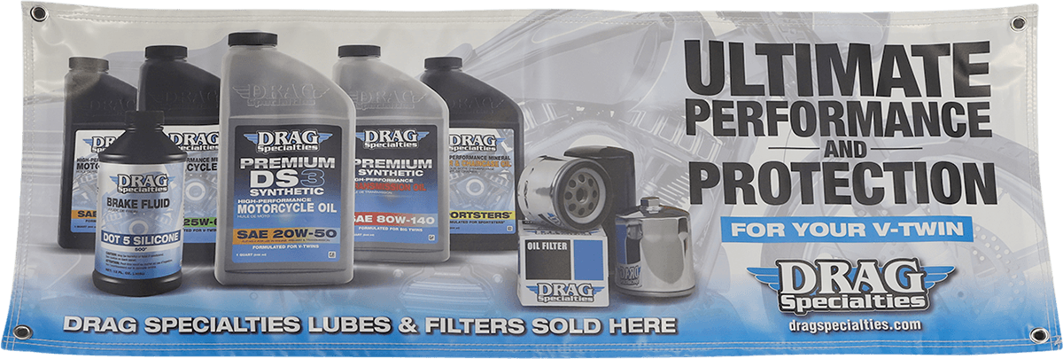 DRAG SPECIALTIES 9905-0178 Banner - 48" x 18"