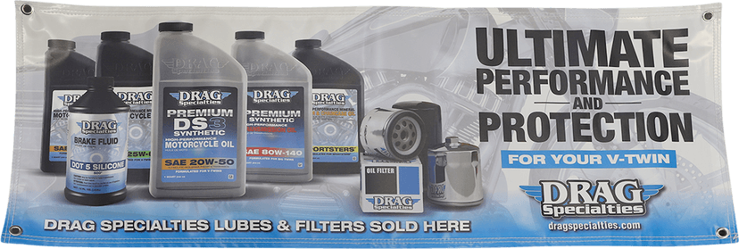 DRAG SPECIALTIES 9905-0178 Banner - 48" x 18"