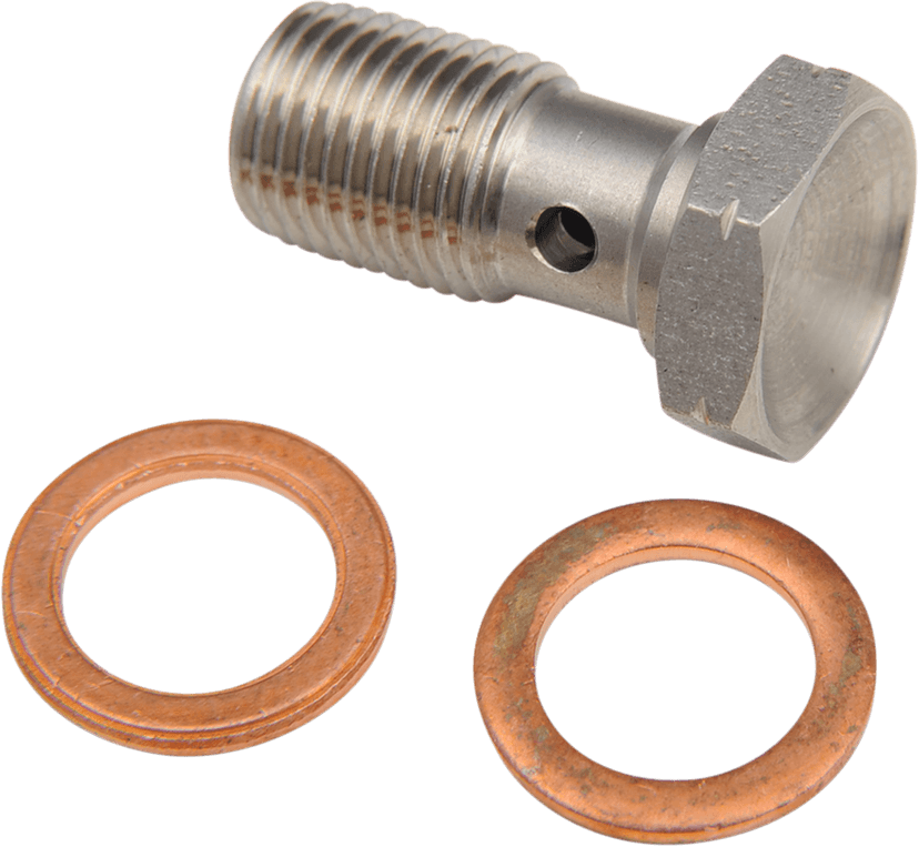 GOODRIDGE 992-03-31C Banjo Bolt - M10 x 1.0 - Single - Stainless Steel