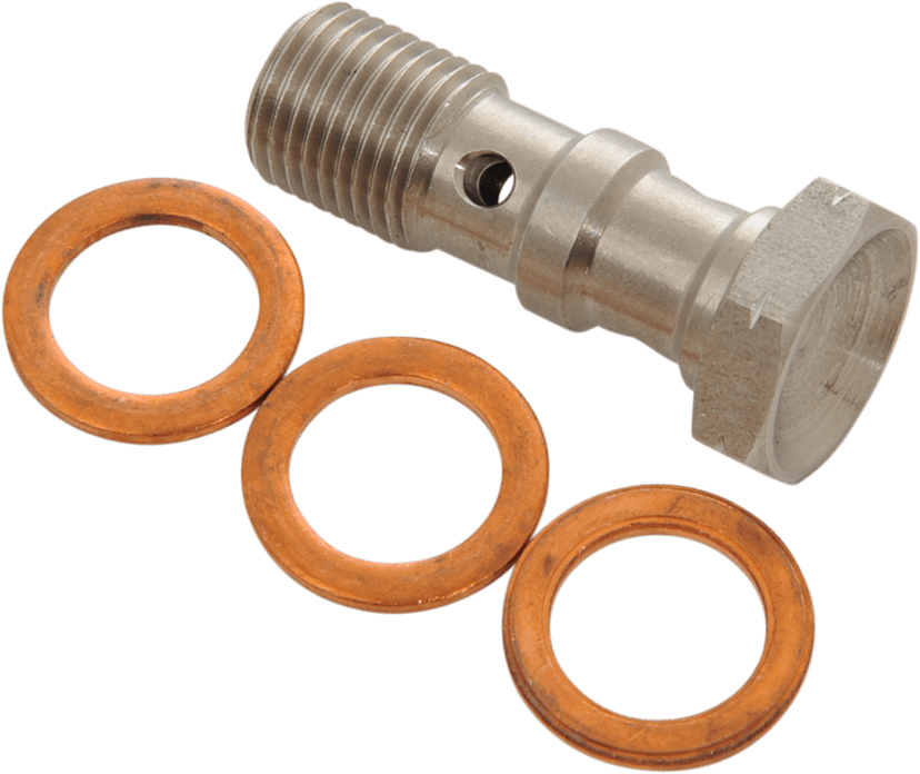 GOODRIDGE 993-03-31SC Banjo Bolt - M10 x 1.0 - Double - Stainless Steel