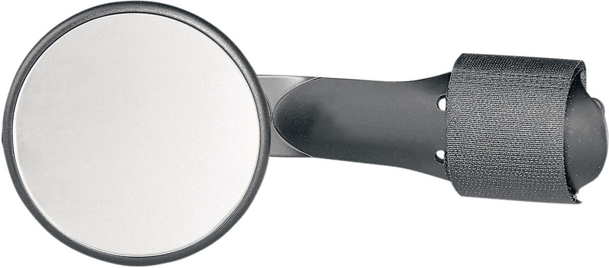 PARTS UNLIMITED AM1000 Mirror - Side View - Round - Black - Each