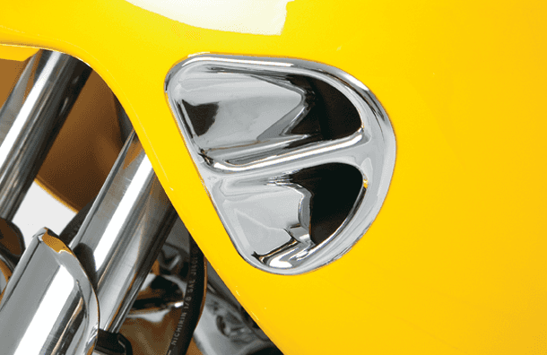 SHOW CHROME BB52620 Fairing Air Intake Accent Grille - Chrome — image 2 of 2