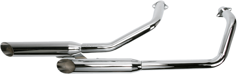 COBRA BLV1371SC Classic Slashcut Exhaust - Chrome - VT750C