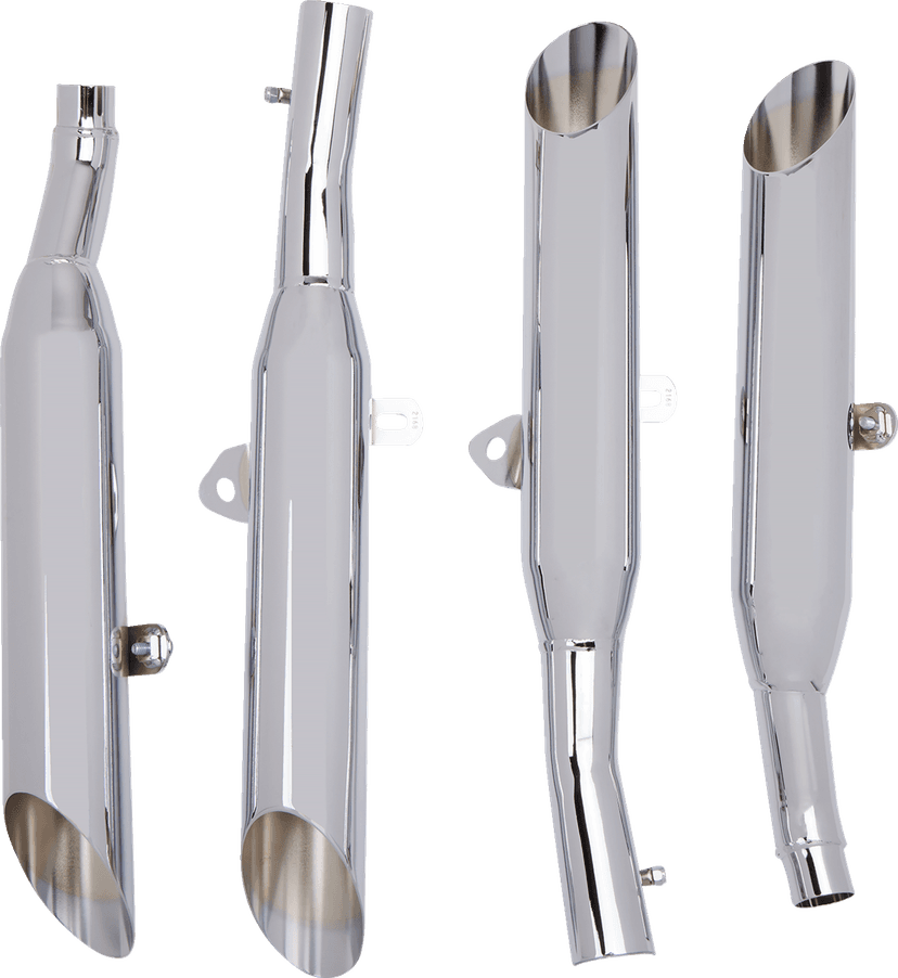 COBRA BLV2168SC Complete Slip-On Mufflers - Slash-Cut - VMX12 VMAX — image 2 of 3
