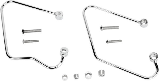COBRA BLV26150 Saddlebag Supports - Chrome - Honda VTX '02-'08