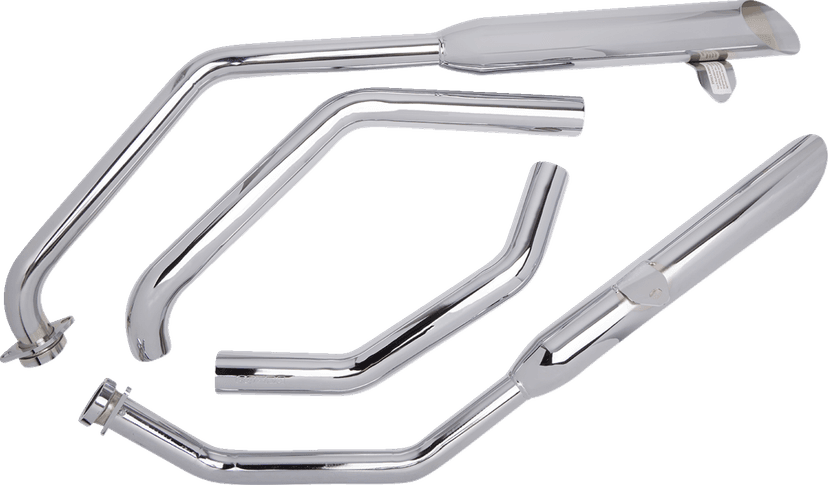 COBRA BLV3167SC Classic Slashcut Exhaust - Chrome — image 3 of 3