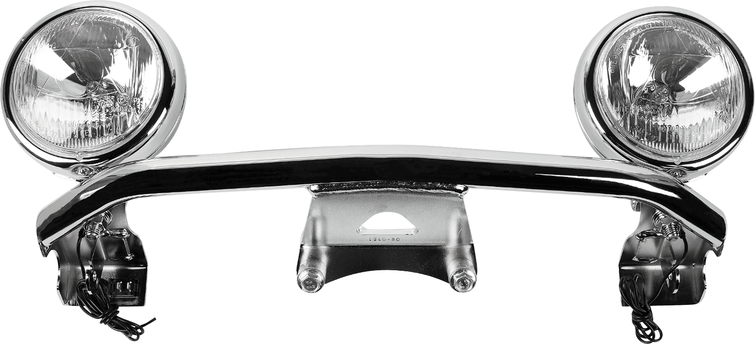 COBRA BLV40151 Lightbar with Spotlight - 4-1/2"- VTX1300/1800