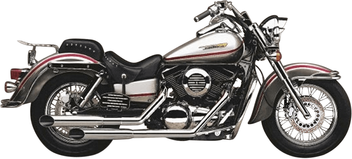 COBRA BLV4569SC Classic Deluxe Exhaust - Chrome - VN1500