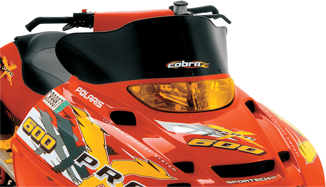 POWERMADD CEGX-BK Windshield - 8.5" - Black - Polaris