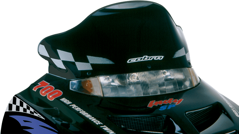 POWERMADD CG2L-BK Windshield - 10" - Black - Polaris