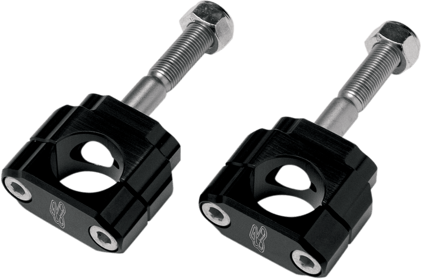 RENTHAL CL001 Rubber-Mounted Handlebar Clamp - 1-1/8" - 5 mm Offset