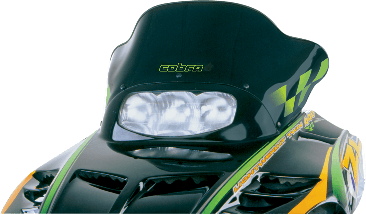 POWERMADD CZR2L-BG Windshield - 13.5" - Black - Arctic Cat