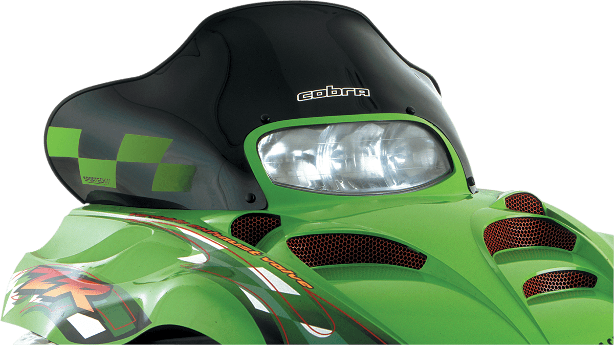 POWERMADD CZR3L-BG Windshield - 13.75" - Black - Arctic Cat