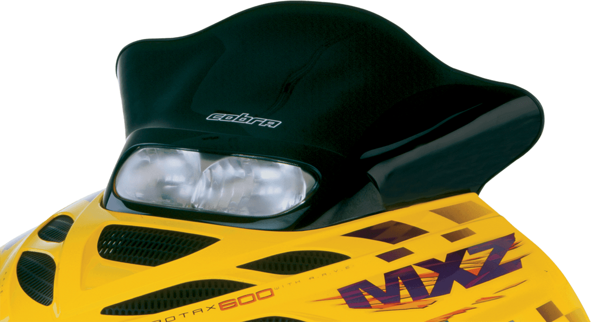 POWERMADD CZXL-SBK Windshield - 13.25" - Black - Ski Doo