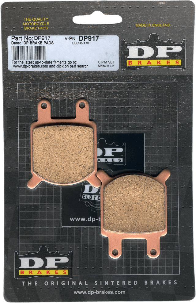 DP BRAKES DP-917 Standard Brake Pads - Kawasaki — image 2 of 2