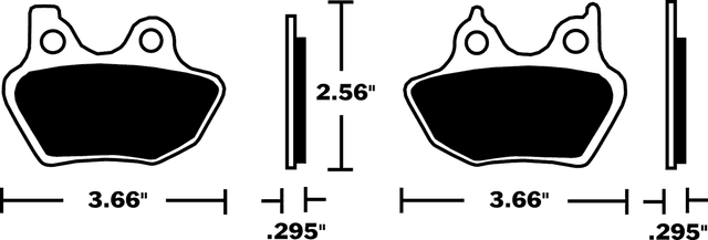 DP BRAKES DP-918 Sintered Brake Pads — image 3 of 3