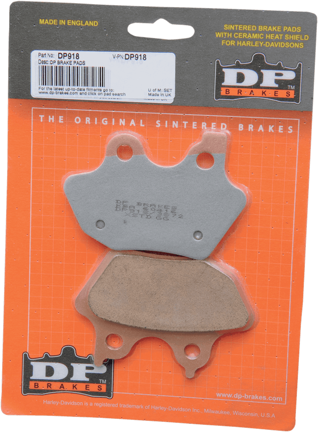 DP BRAKES DP-918 Sintered Brake Pads — image 2 of 3