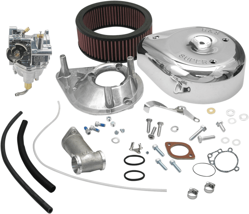 S&S CYCLE DS-0401 Super E Carburetor Kit with Manifold - Panhead