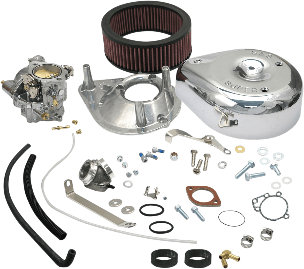 S&S CYCLE DS-0404 Super E Carburetor Kit with Manifold - Sportster