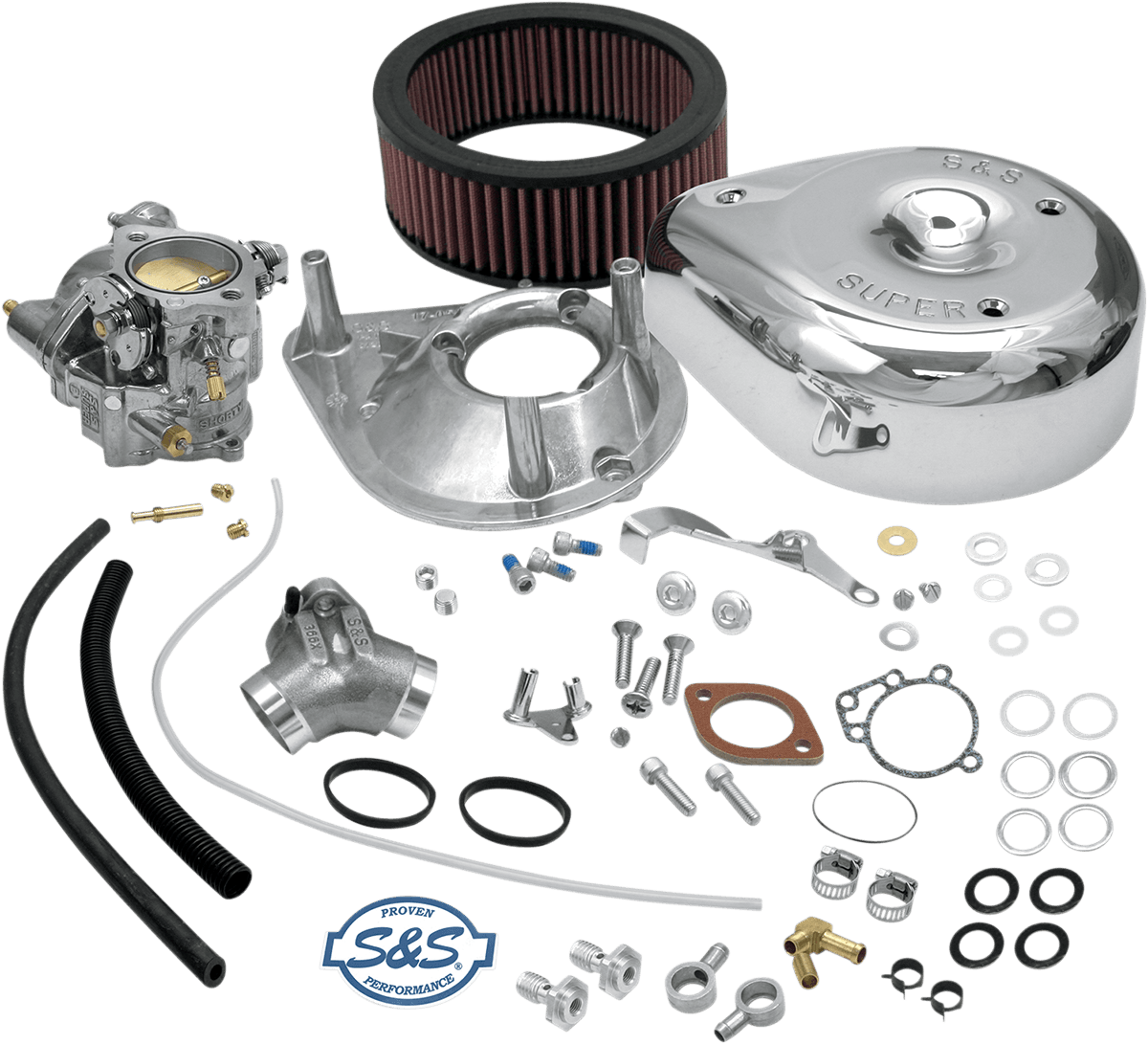 S&S CYCLE DS-0409 Super E Carburetor with Manifold Kit - Sportster