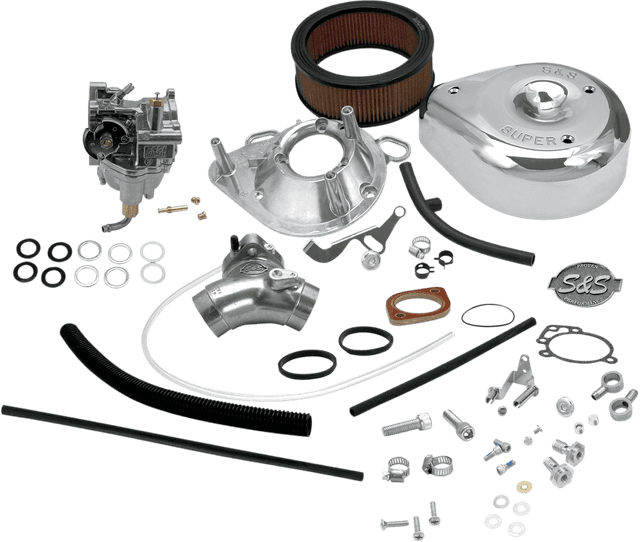 S&S CYCLE DS-0419 Super E Carburetor Kit with Manifold - Evolution Big Twin