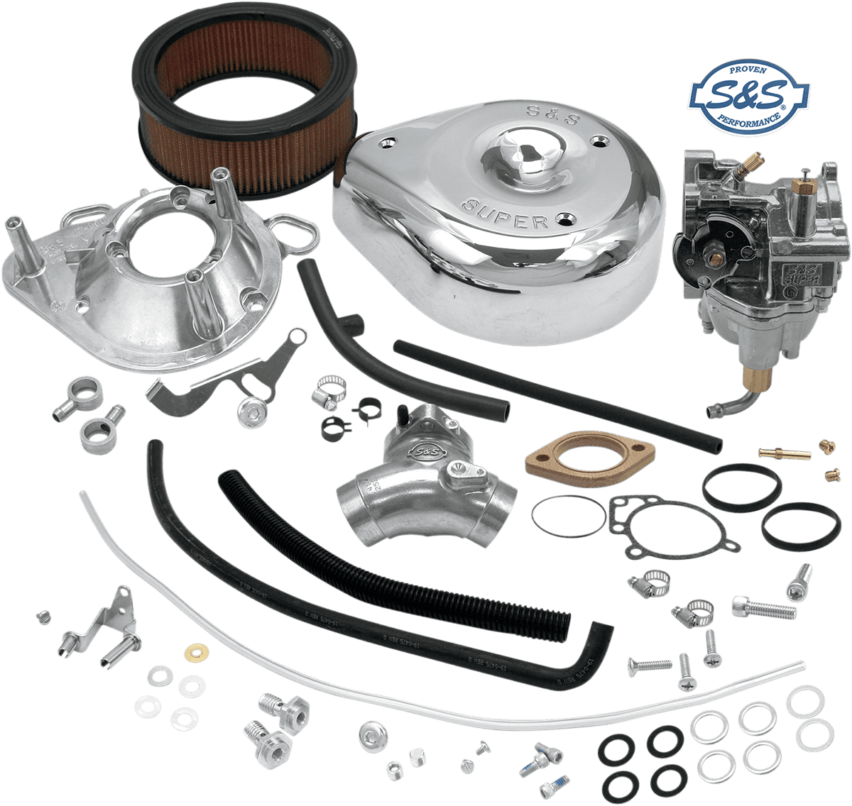S&S CYCLE DS-0434 Super G Carburetor Kit - Evolution Big Twin