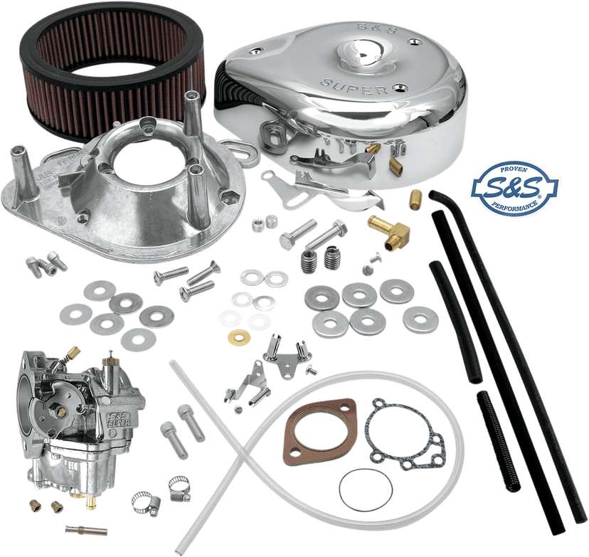 S&S CYCLE DS-0440 Super E Carburetor Kit without Manifold - Evolution Big Twin