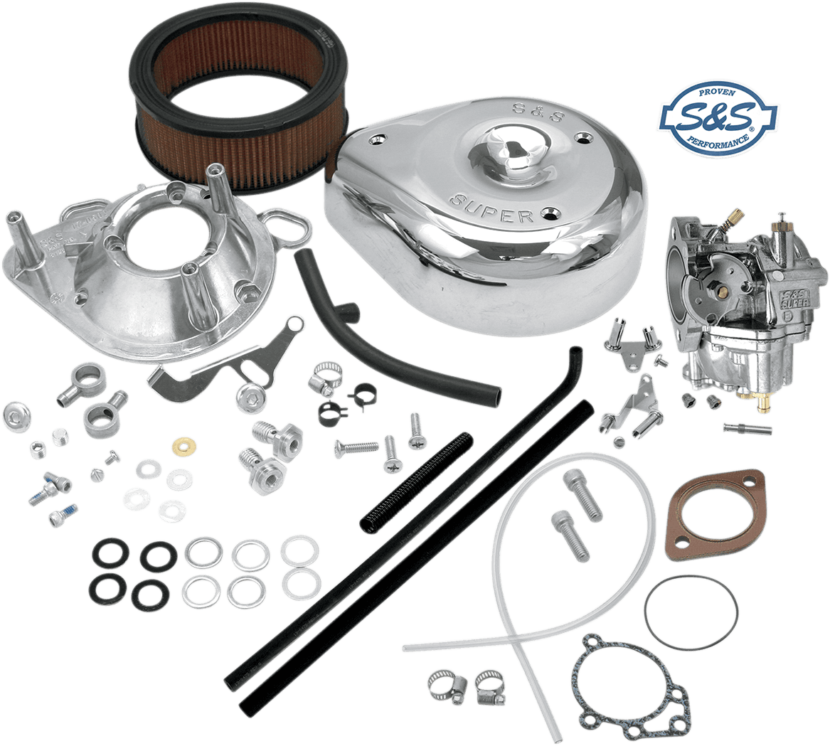 S&S CYCLE DS-0442 Super E Carburetor Kit without Manifold - Evolution Big Twin