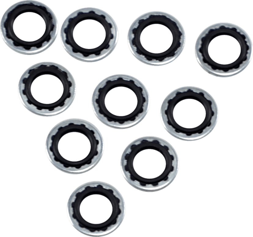 DRAG SPECIALTIES DS-097014 Banjo Washers - 3/8"/10mm — image 1 of 2
