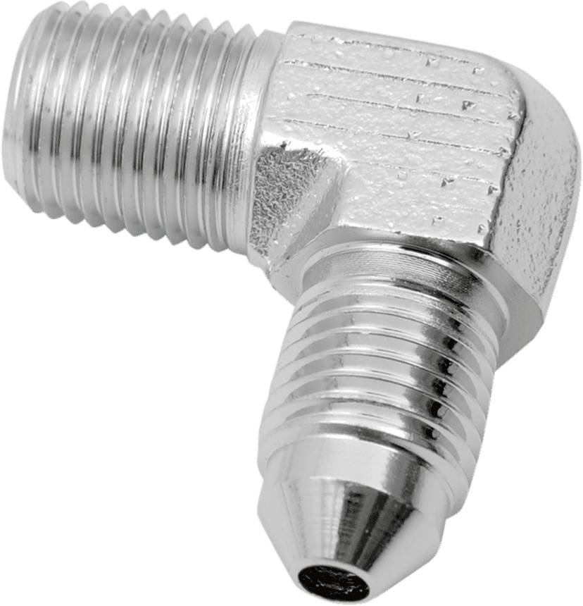 DRAG SPECIALTIES DS098279 #3 Male Fitting - 1/8" - 90°