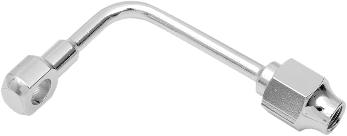 DRAG SPECIALTIES DS098302 Banjo Fitting - 3/8" x 1/8" NPT - 90° - Long