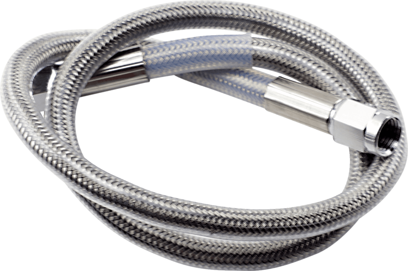 DRAG SPECIALTIES DS098823 Universal Brake Line - Clear - 23"