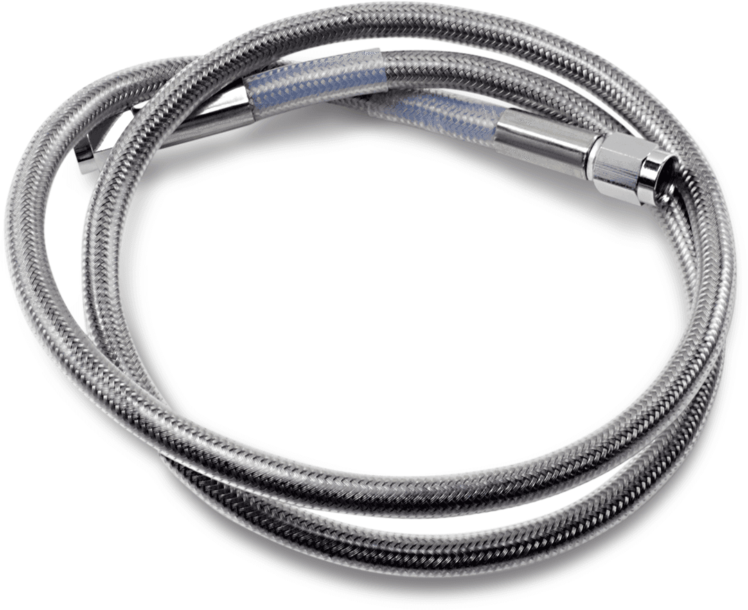 DRAG SPECIALTIES DS098834 Universal Brake Line - Clear - 34"