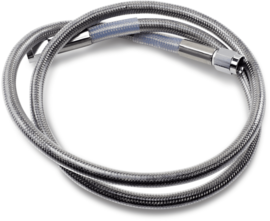 DRAG SPECIALTIES DS098834 Universal Brake Line - Clear - 34"
