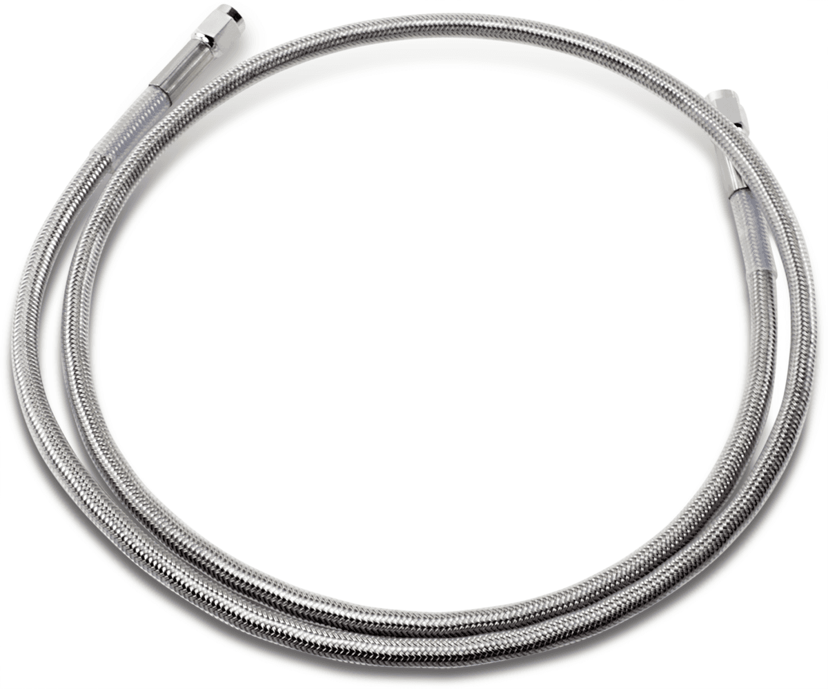 DRAG SPECIALTIES DS098844 Universal Brake Line - Clear - 44"