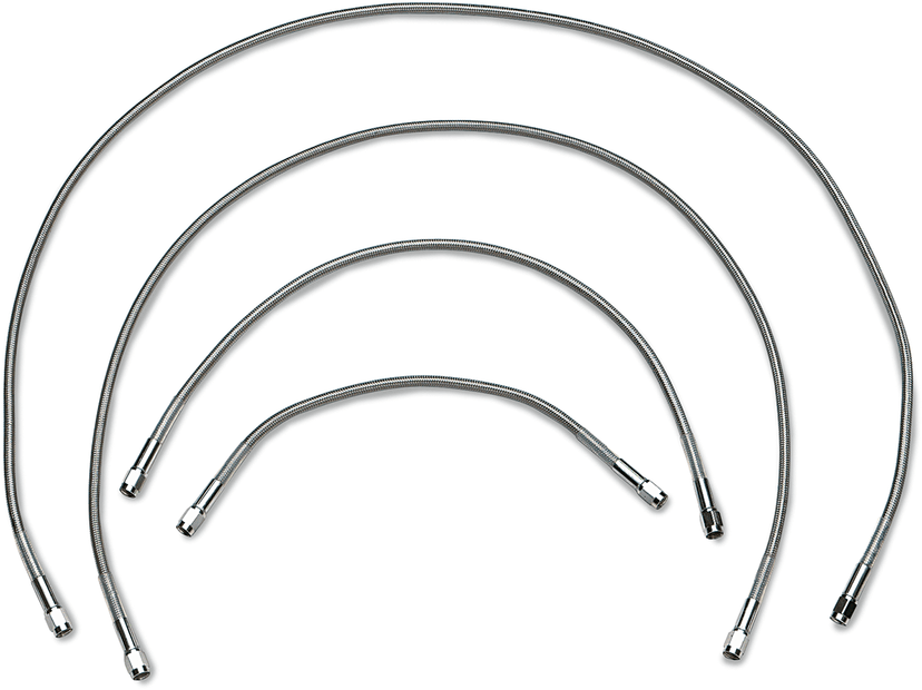 DRAG SPECIALTIES DS098856 Universal Brake Line - Clear - 56" — image 1 of 3