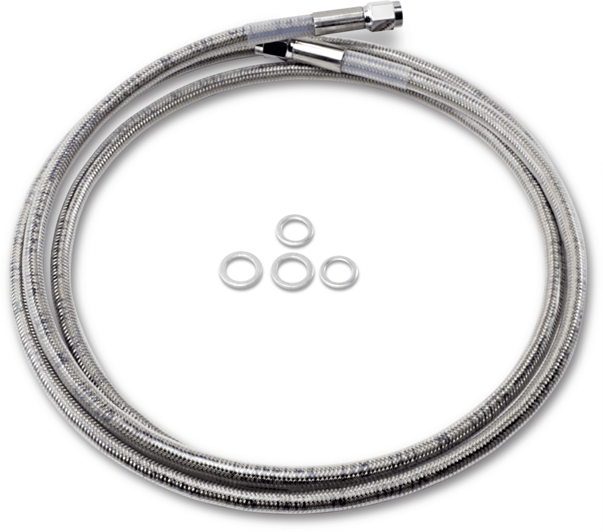 DRAG SPECIALTIES DS098874 Universal Brake Line - Clear - 74"