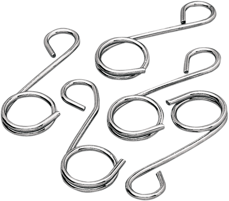 DRAG SPECIALTIES DS-110225 Wire Fuel Line Guides - 5-Pack