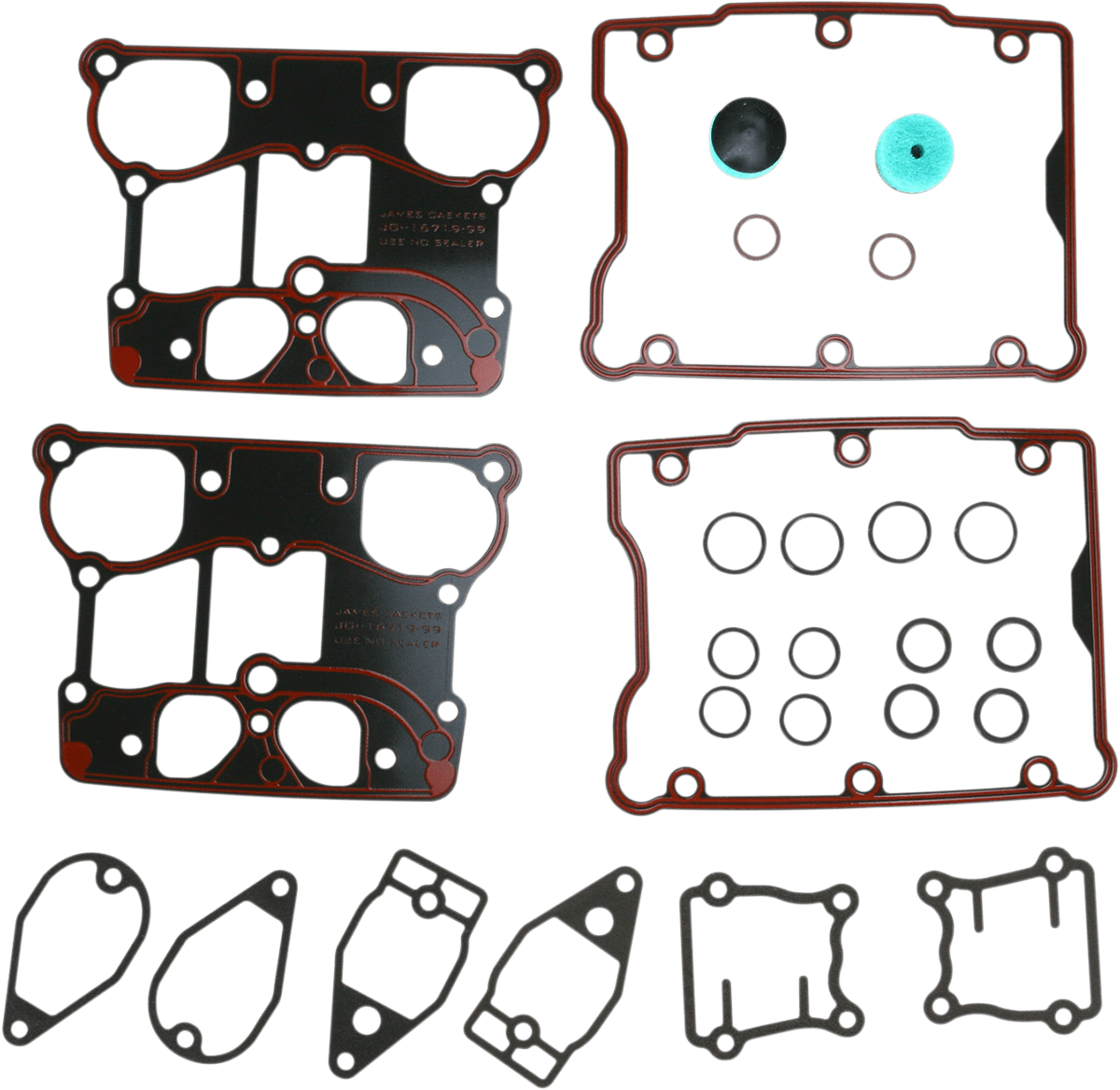 JAMES GASKET DS-173218 Rocker Cover Gasket Kit - Twin Cam