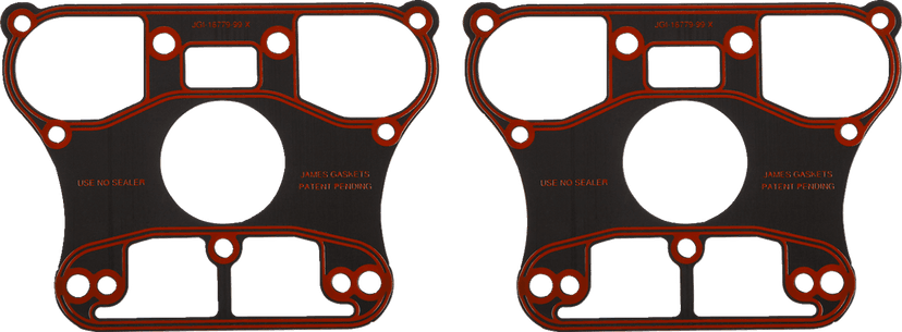 JAMES GASKET DS174203 1 Piece Lower Rocker Housing Gasket - '84-'99 EVO — image 1 of 2