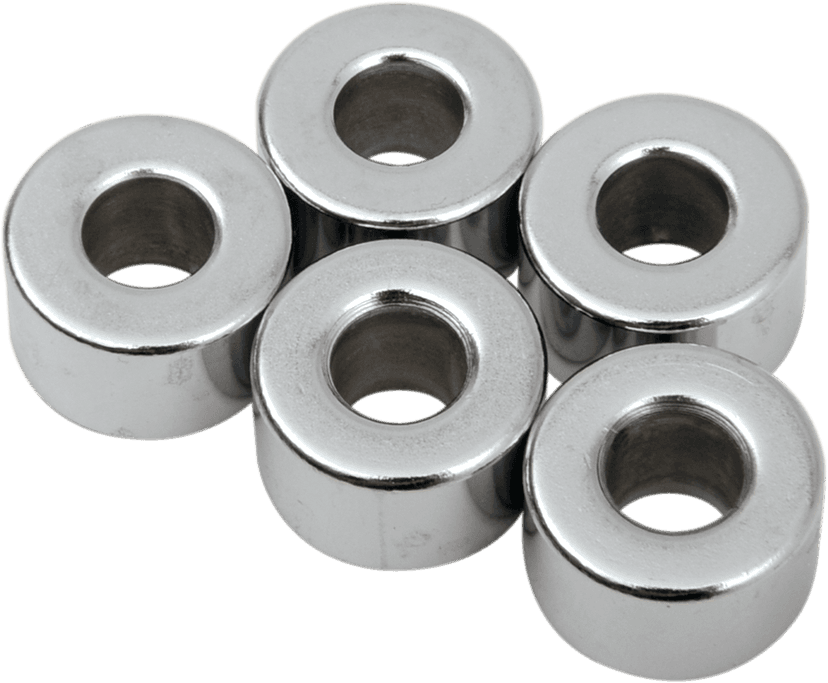 DRAG SPECIALTIES DS-190003 Spacer - Chrome - 1/4" x 5/8" x 3/8"