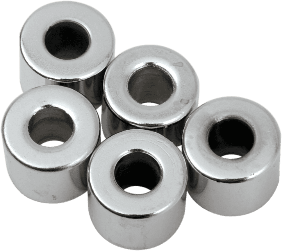 DRAG SPECIALTIES DS-190004 Spacer - Chrome - 1/4" x 5/8" x 1/2"