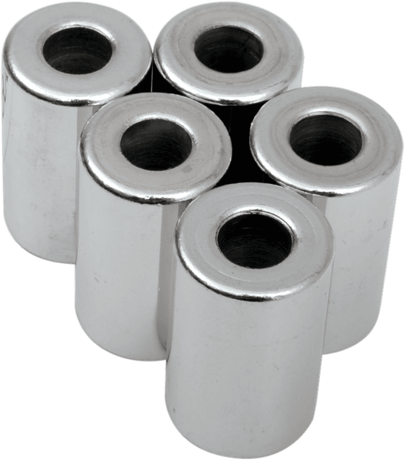 DRAG SPECIALTIES DS-190006 Spacer - Chrome - 1/4" x 5/8" x 1"
