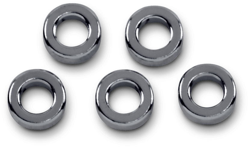DRAG SPECIALTIES DS-190008 Spacer - Chrome - 5/16" x 5/8" x 1/4" — image 1 of 2