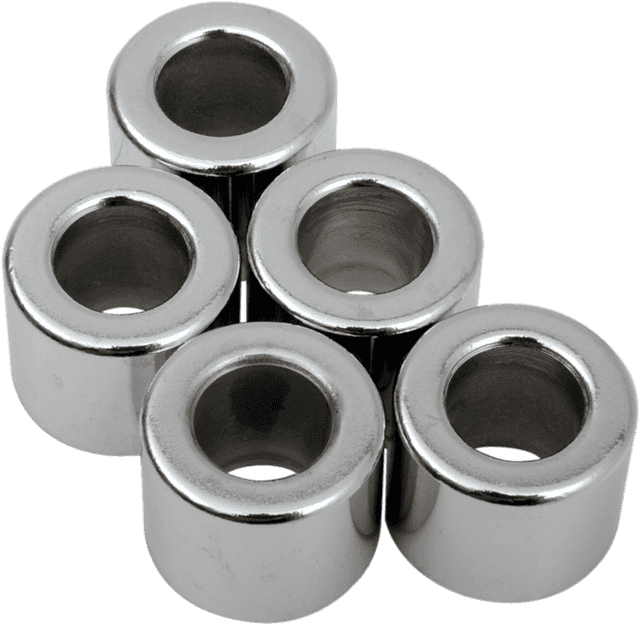 DRAG SPECIALTIES DS-190010 Spacer - Chrome - 5/16" x 5/8" x 1/2"