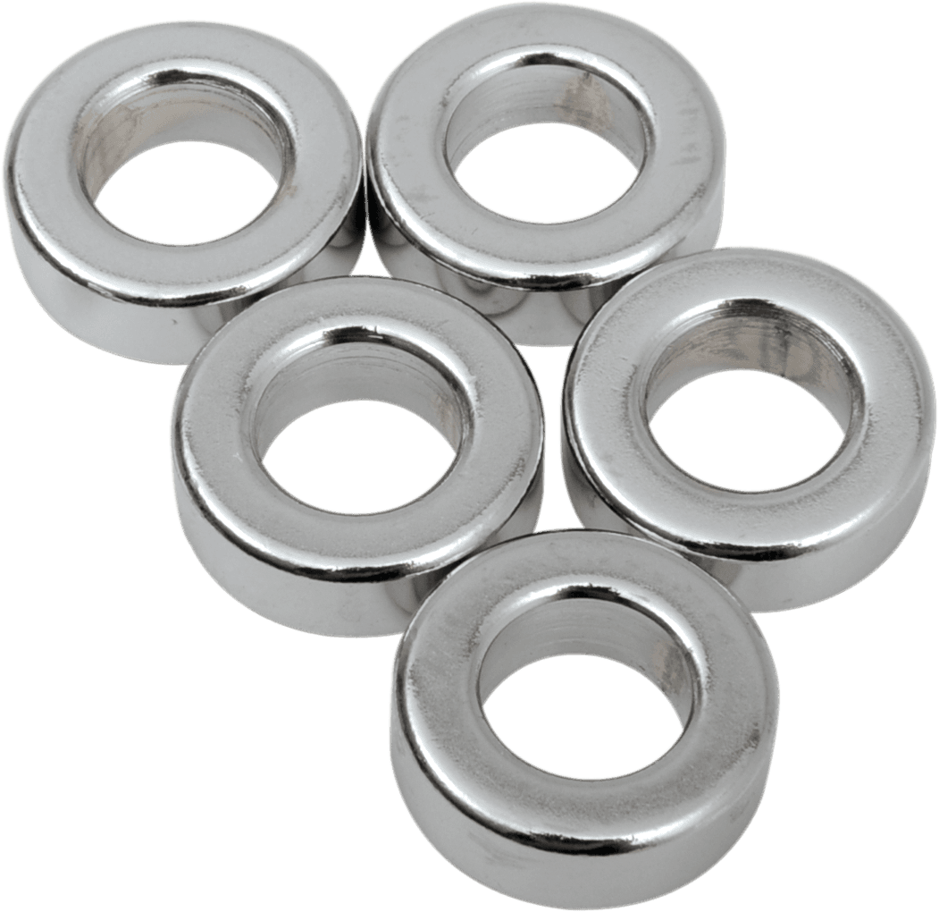 DRAG SPECIALTIES DS-190014 Spacer - Chrome - 3/8" x 3/4" x 1/4"