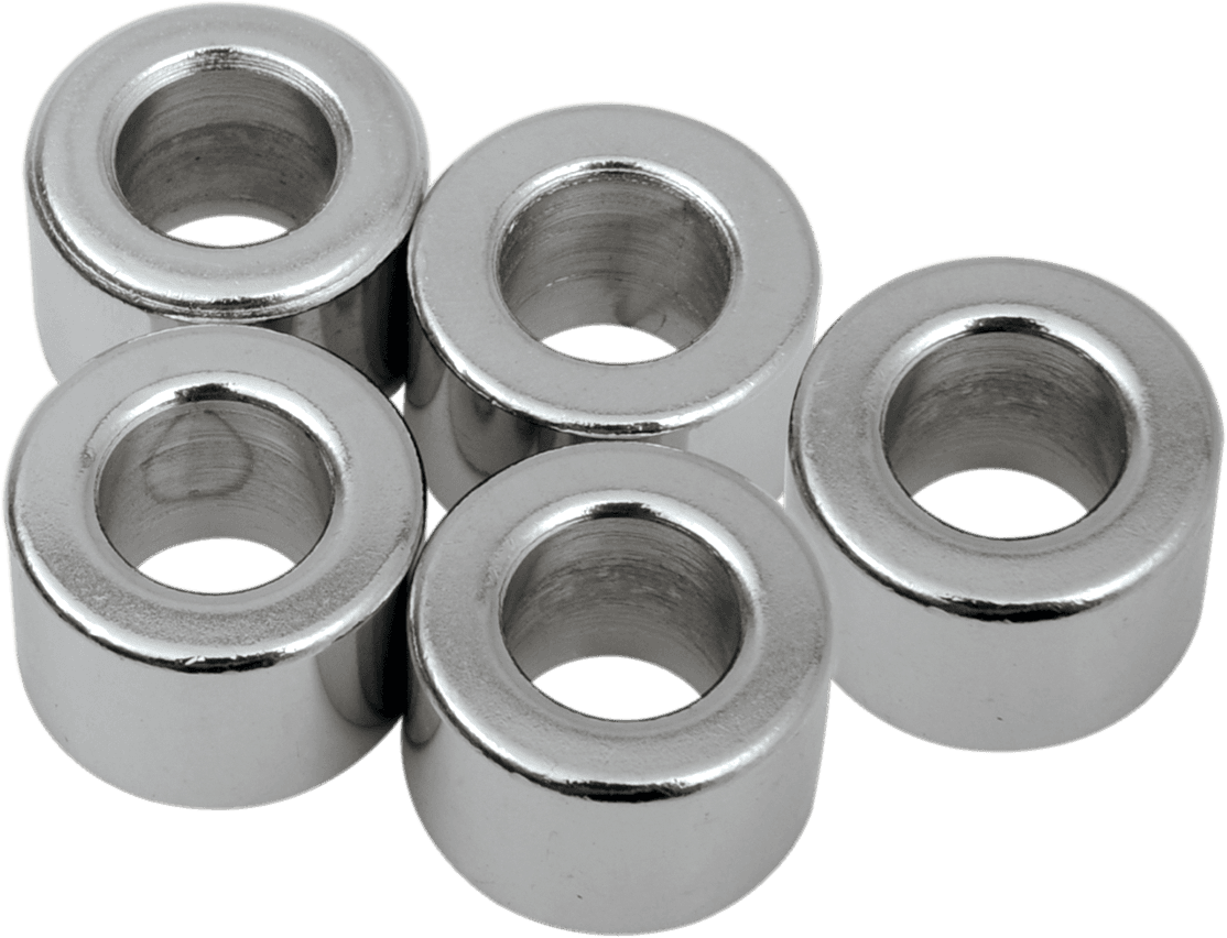 DRAG SPECIALTIES DS-190016 Spacer - Chrome - 3/8" x 3/4" x 1/2"